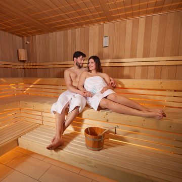 Unsere neue Finnische Sauna